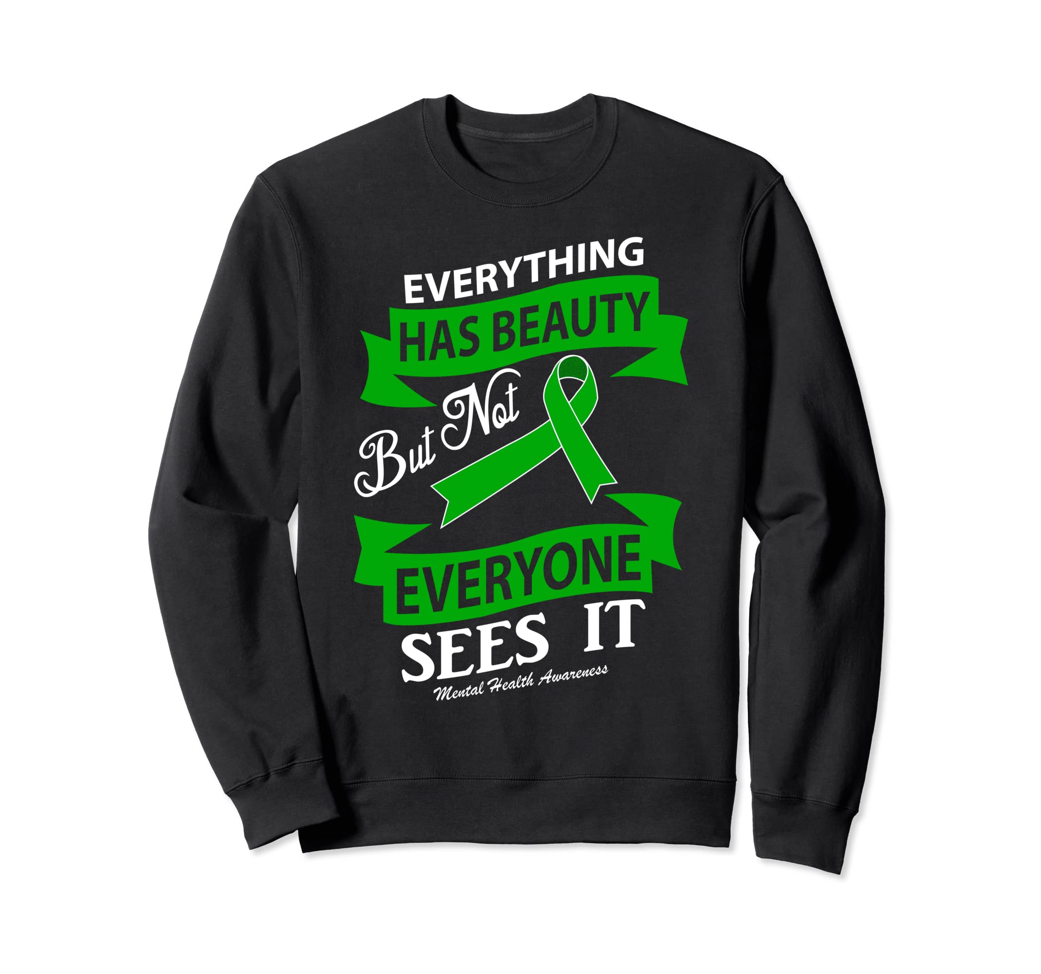 Support Mental Health Awareness Sweatshirt - Minimalist Print Men Women - T-Shirt, Sweatshirt, Hoodie