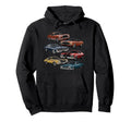 Muscle Car Artwork Car Show Enthusiasts Hoodie - Unique Graphic for Adults - T-Shirt, Sweatshirt, Hoodie