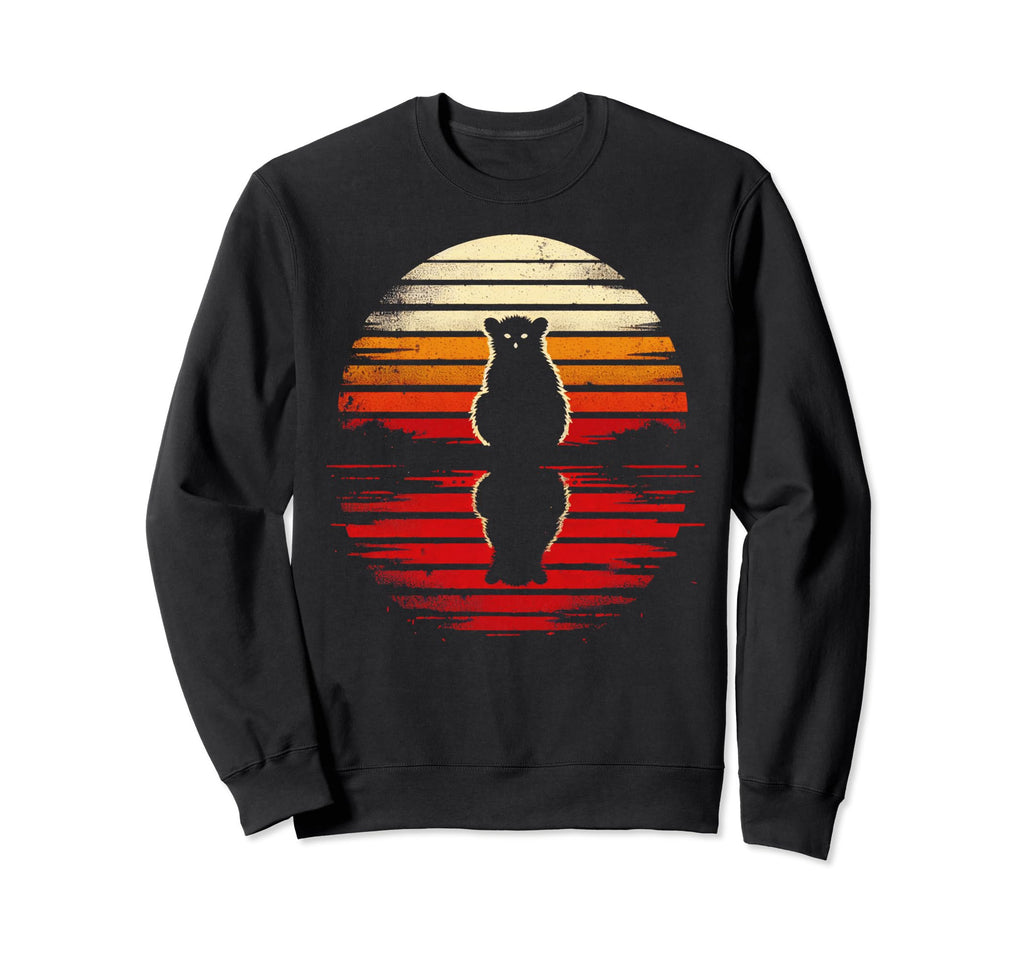Aye Aye Sunset Safari 70S Sweatshirt - Custom Art Print Unisex - T-Shirt, Sweatshirt, Hoodie
