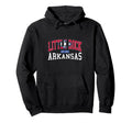Little Rock Athletic Typography Arkansas Hoodie - Minimalist Print Unisex - T-Shirt, Sweatshirt, Hoodie