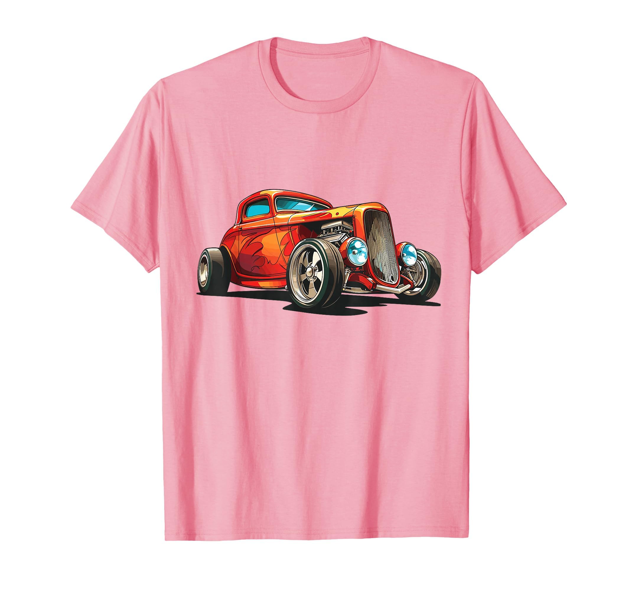 Hotrod Car Illustration Hotrod T-Shirt - Minimalist Print for Adults - T-Shirt, Sweatshirt, Hoodie