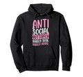 Antisocial Butterfly Rarely Seen Rarely Heard Hoodie - Graphic Print Unisex - T-Shirt, Sweatshirt, Hoodie