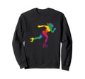 Roller Skater Colorful Tie Dye Sweatshirt - Unique Graphic Unisex - T-Shirt, Sweatshirt, Hoodie