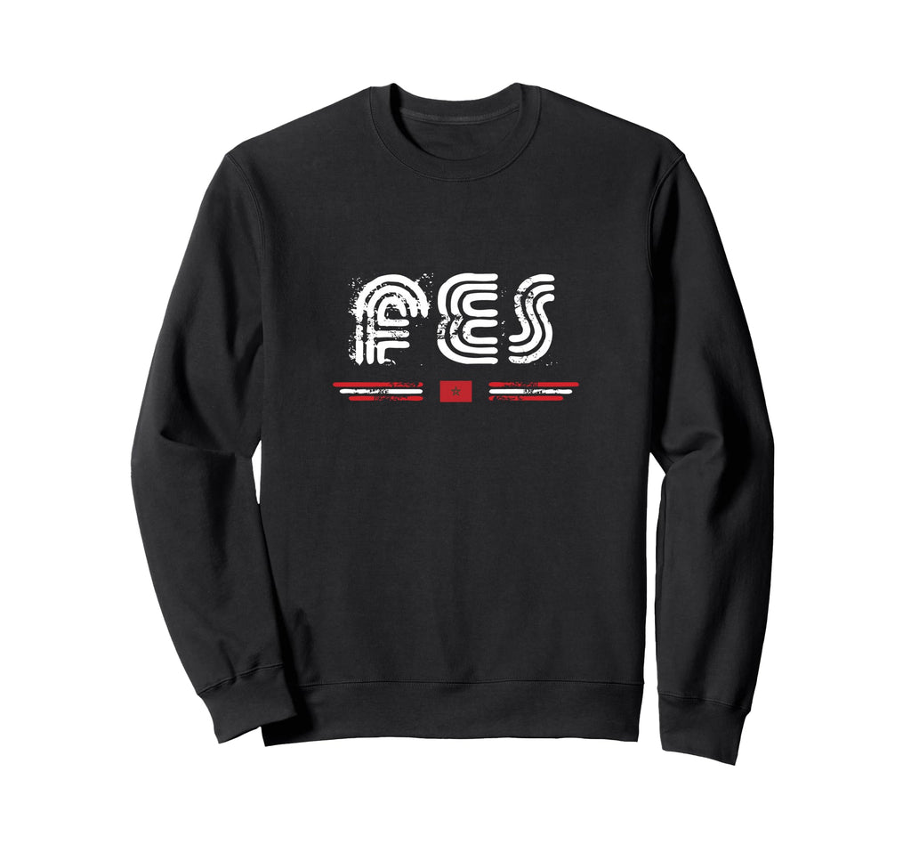 Fes Morocco 70S 80S Type Sweatshirt - Casual Everyday Wear for Adults - T-Shirt, Sweatshirt, Hoodie