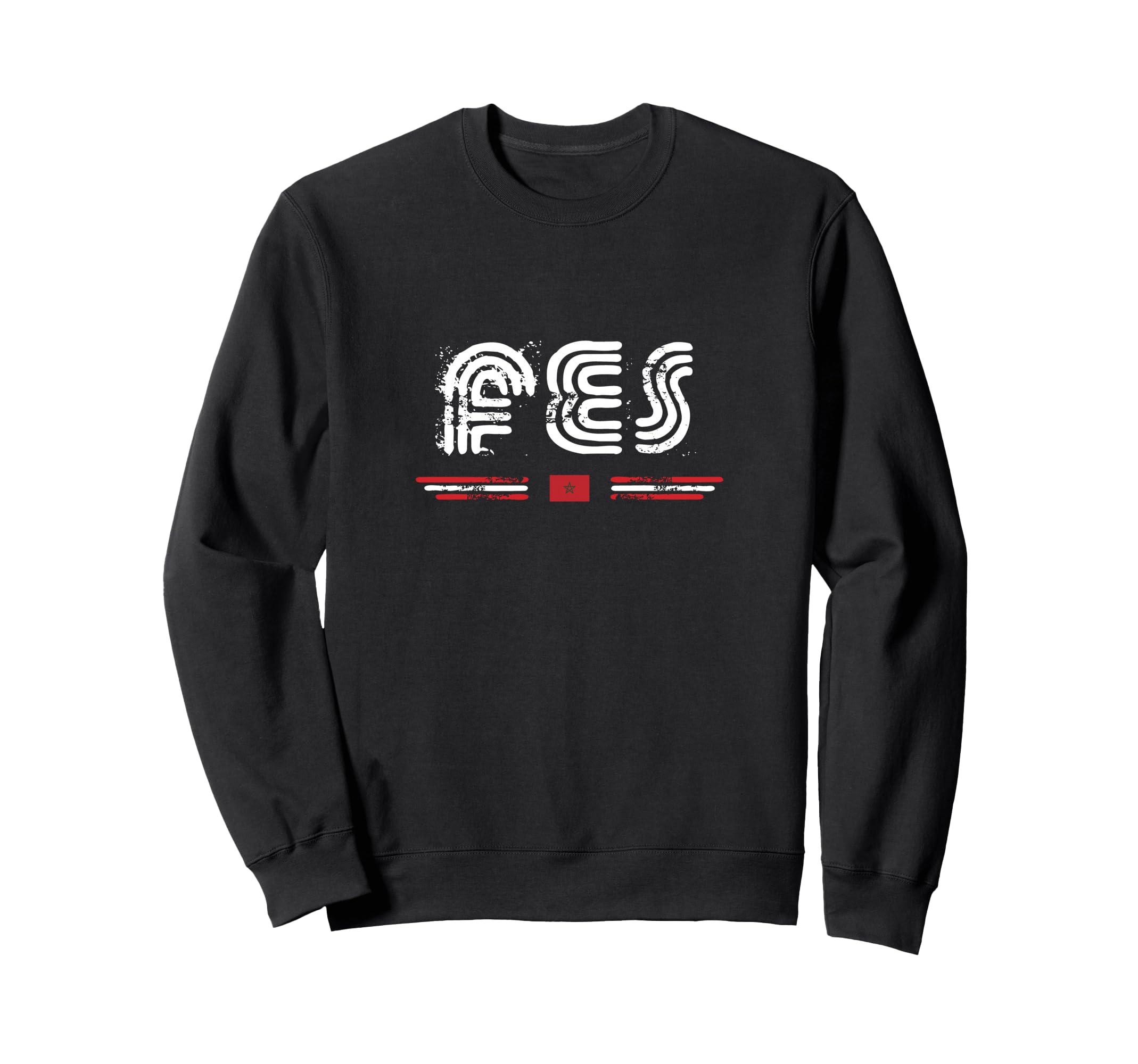 Fes Morocco 70S 80S Type Sweatshirt - Casual Everyday Wear for Adults - T-Shirt, Sweatshirt, Hoodie