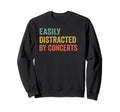 Easily Distracted Concerts Pilot Sweatshirt - Novelty Apparel for Adults - T-Shirt, Sweatshirt, Hoodie