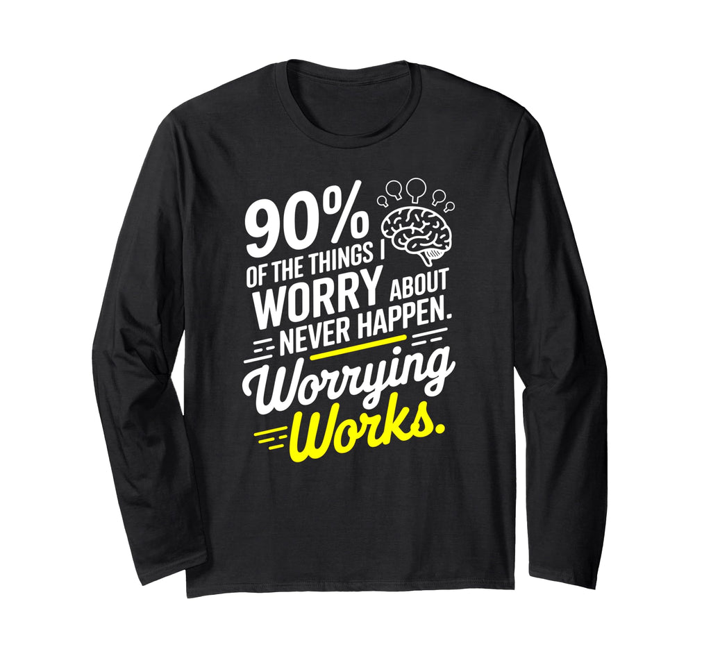 Overthinker Worrying Works Funny T-Shirt - Unique Graphic Men Women - T-Shirt, Sweatshirt, Hoodie