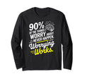 Overthinker Worrying Works Funny T-Shirt - Unique Graphic Men Women - T-Shirt, Sweatshirt, Hoodie
