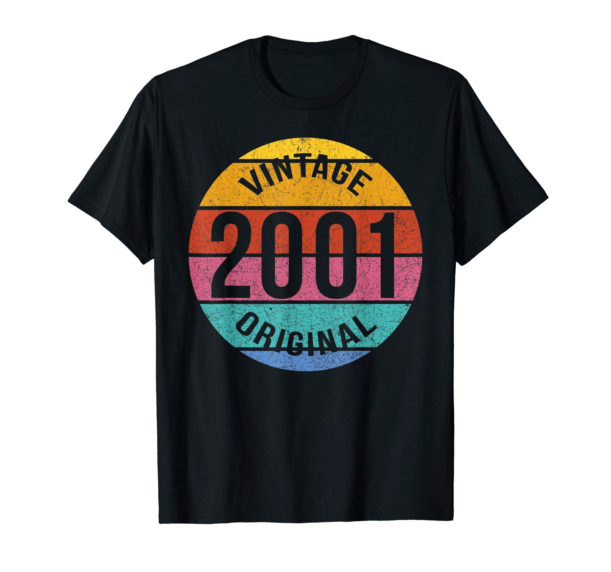 Birthday Sunset Born 2001 T-Shirt - Streetwear Style Unisex - T-Shirt, Sweatshirt, Hoodie