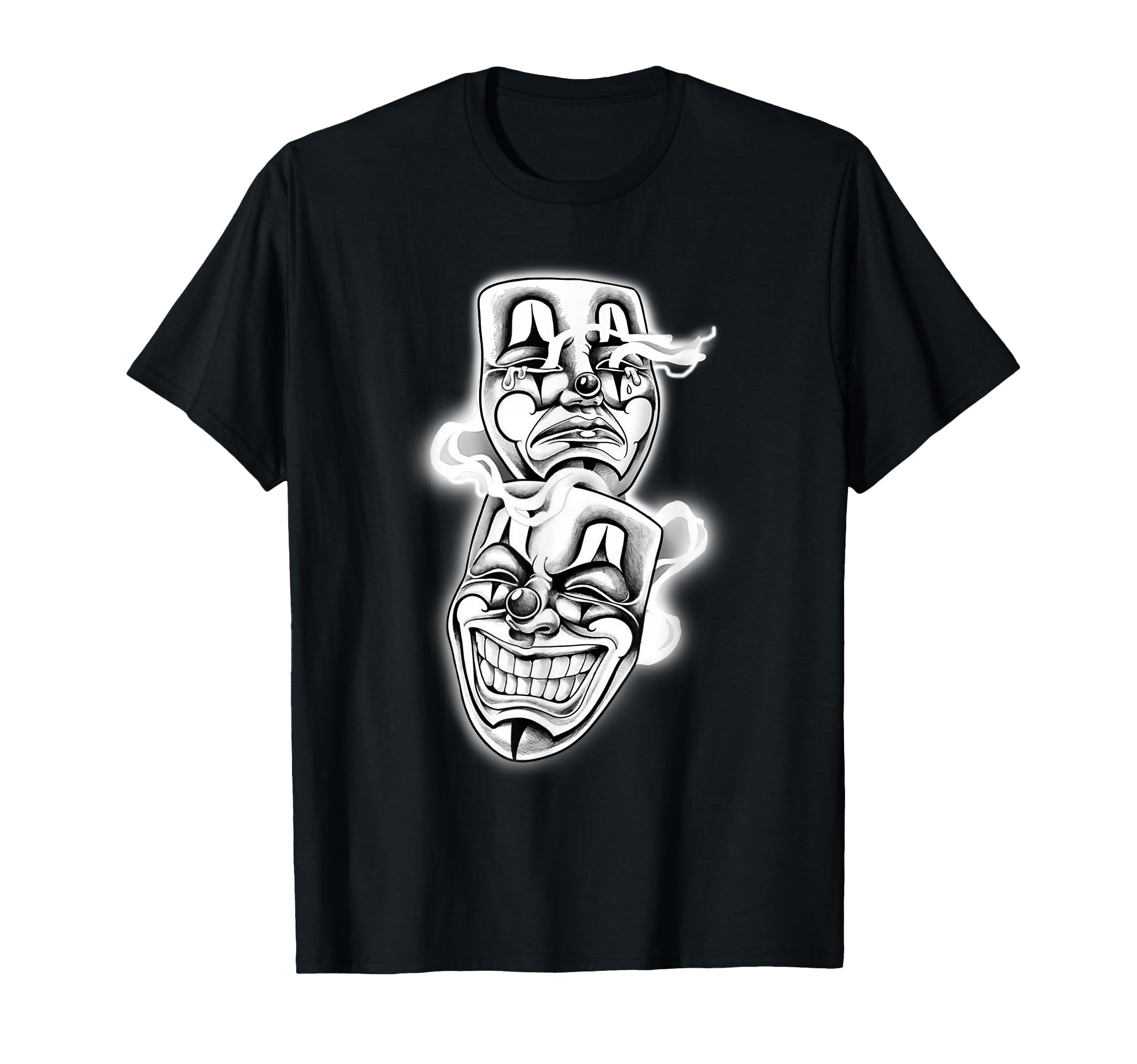 Laugh Now Cry Later Chicano Tattoo T-Shirt - Fun Novelty Design Men Women - T-Shirt, Sweatshirt, Hoodie