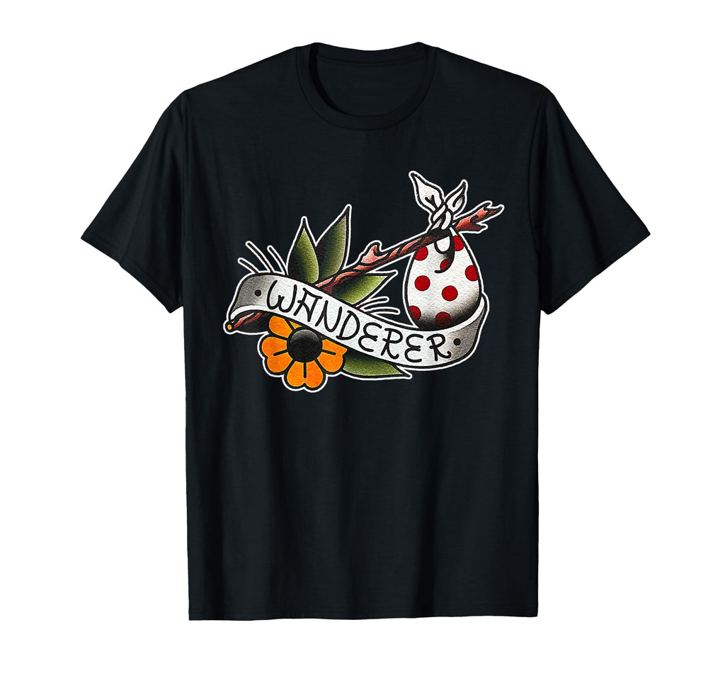 Wanderer X Bindle X Flower X Hobo T-Shirt - Streetwear Style Men Women - T-Shirt, Sweatshirt, Hoodie