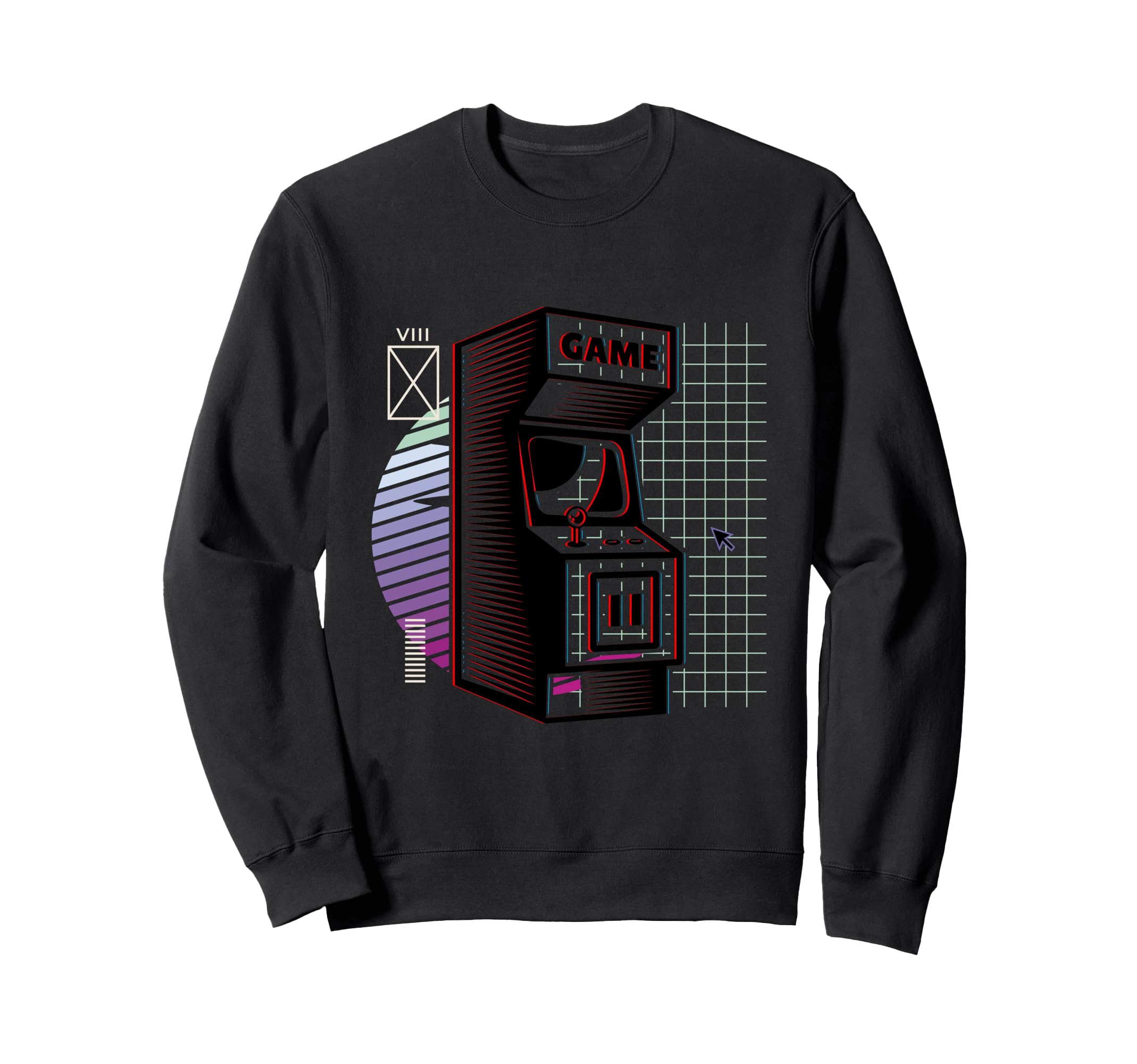 Synthwave Retrowave Vaporwave Sweatshirt - Minimalist Print Men Women - T-Shirt, Sweatshirt, Hoodie