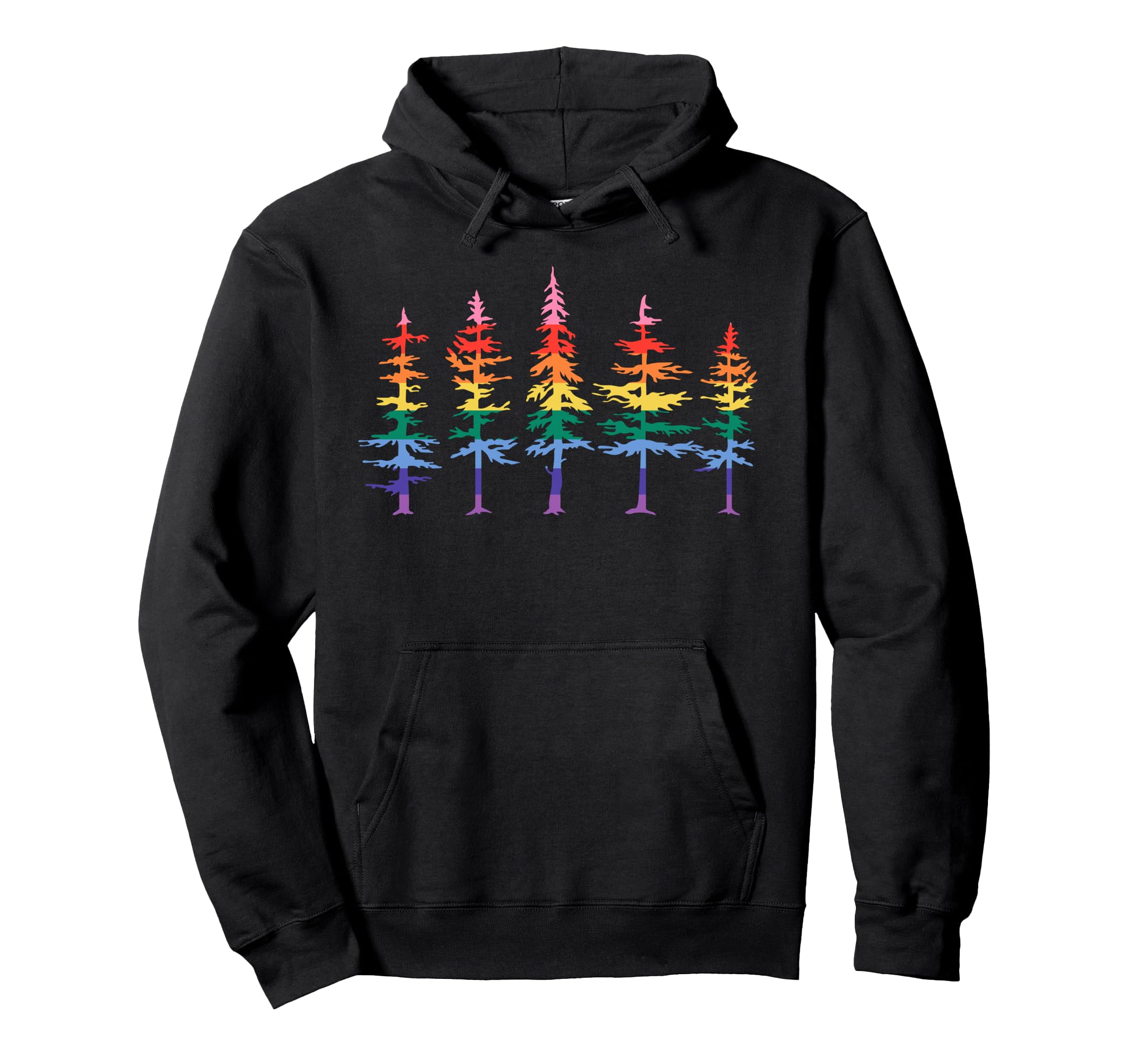 Gay Pride Lgbtq Outdoor Camping Nature Hoodie - Graphic Print Unisex - T-Shirt, Sweatshirt, Hoodie