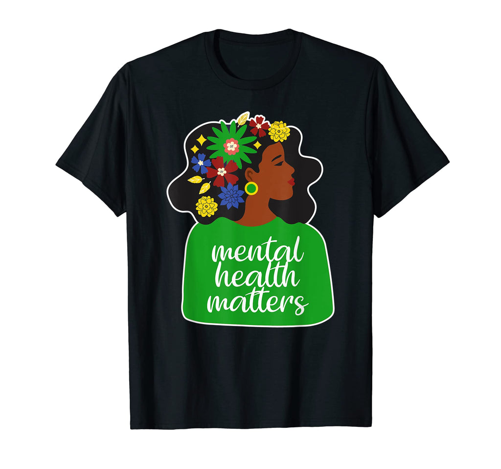 African American Mental Health T-Shirt - Casual Everyday Wear Unisex - T-Shirt, Sweatshirt, Hoodie