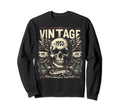 1953 Born 1953 Birthday Skull Biker Sweatshirt - Unique Graphic Unisex - T-Shirt, Sweatshirt, Hoodie