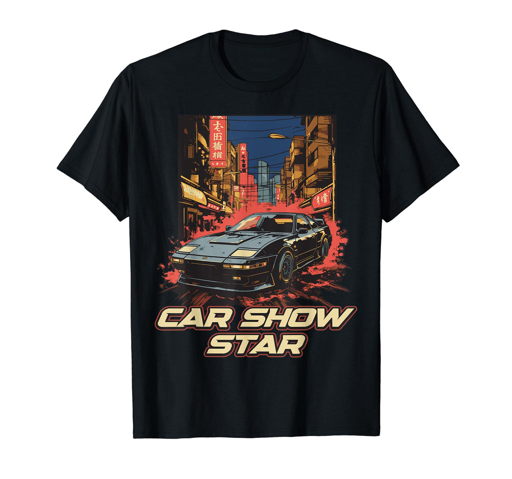 Urban Car Show Star Street Racing Jdm T-Shirt - Graphic Print Unisex - T-Shirt, Sweatshirt, Hoodie