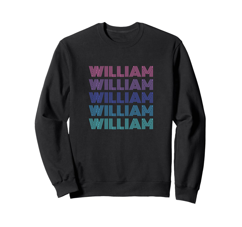 William Funny Name Sweatshirt - Graphic Print for Adults - T-Shirt, Sweatshirt, Hoodie