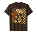 Floral Skull Grunge Aesthetic T-Shirt - Custom Art Print Unisex - T-Shirt, Sweatshirt, Hoodie