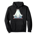 Meditation Polar Bear Yoga Pose Relaxing Hoodie - Aesthetic Graphic Unisex - T-Shirt, Sweatshirt, Hoodie
