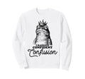 I Radiate Confident Confusion Frog Sweatshirt - Minimalist Print Men Women - T-Shirt, Sweatshirt, Hoodie