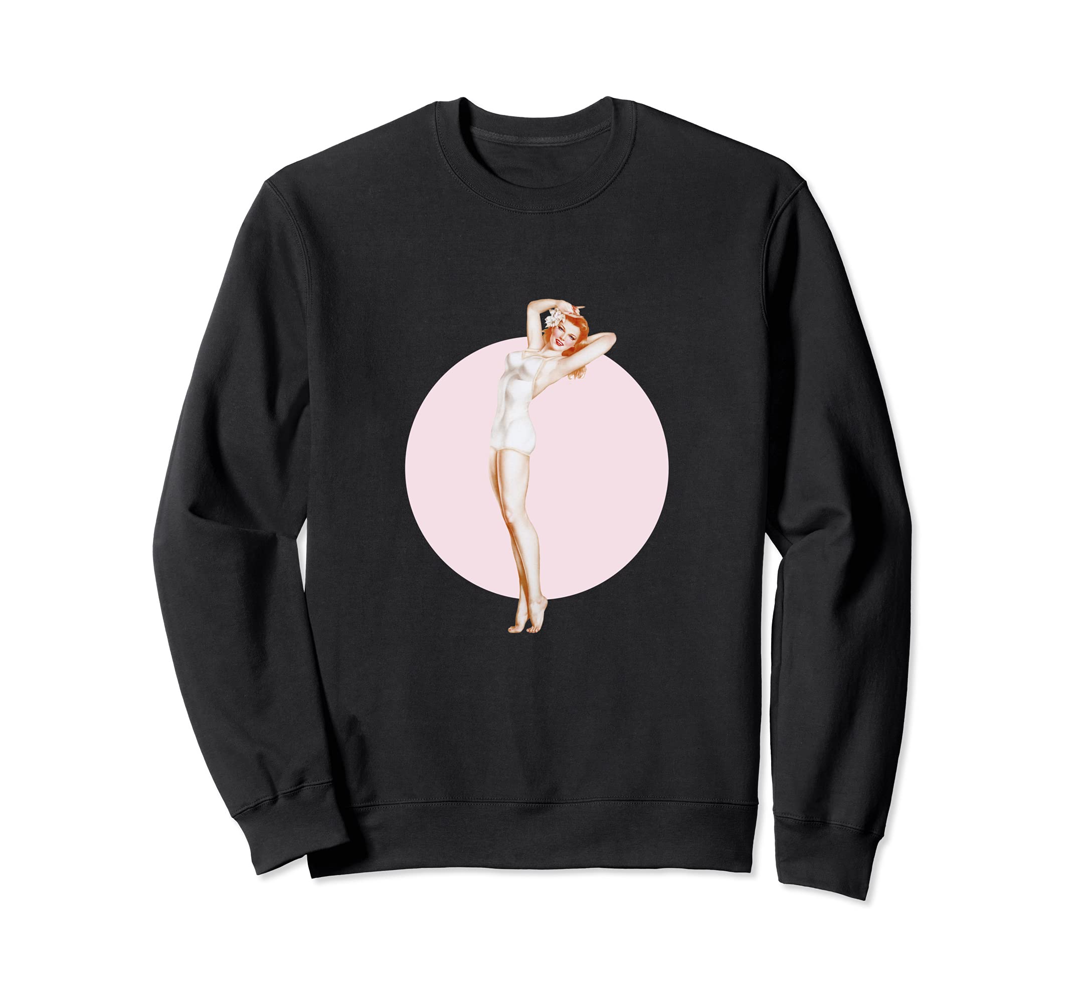 1940S Pin Up Sexy American Art Sweatshirt - Trendy Graphic Men Women - T-Shirt, Sweatshirt, Hoodie