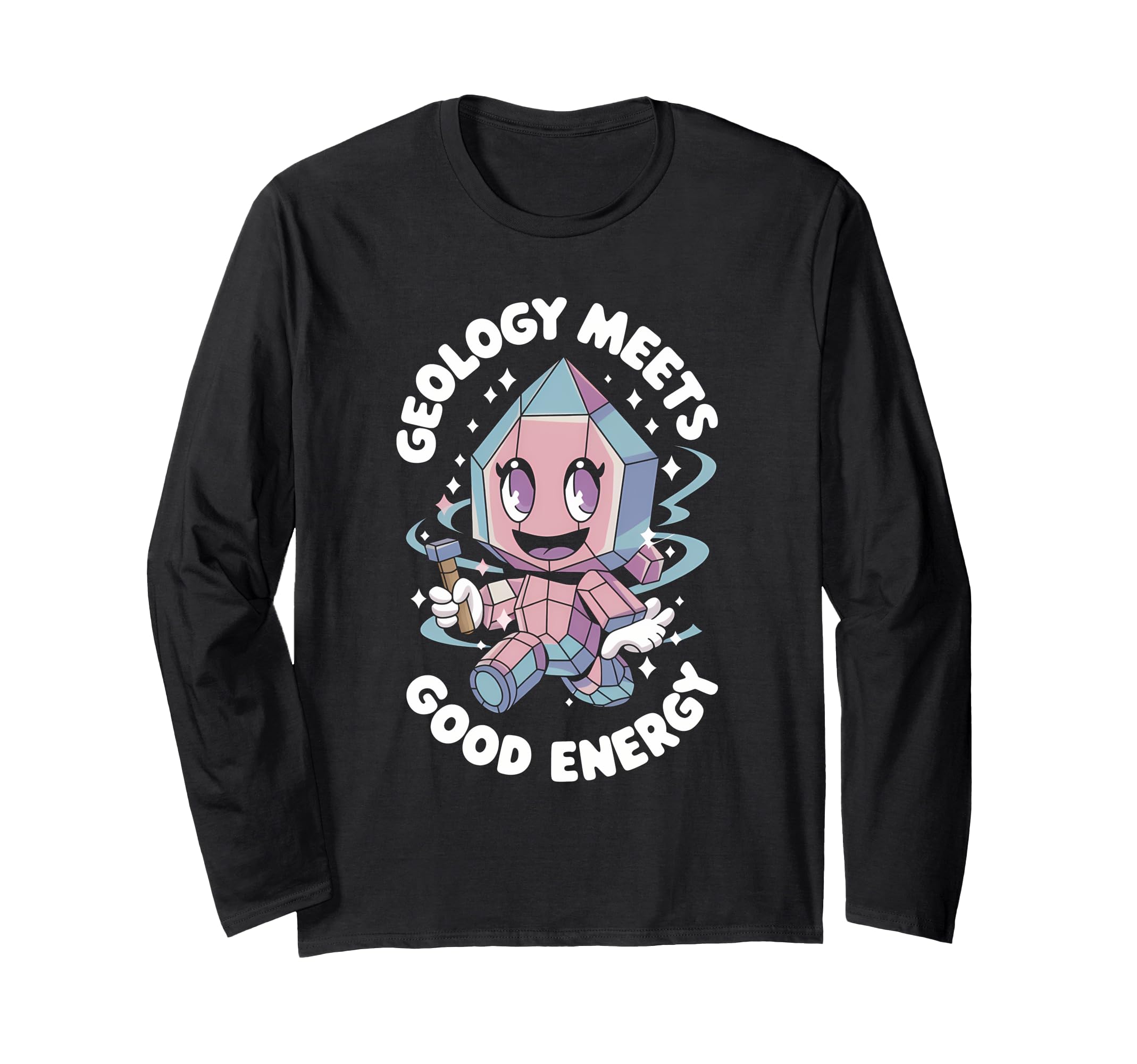 Healing Stone Crystals Energy Spiritual T-Shirt - Graphic Print Men Women - T-Shirt, Sweatshirt, Hoodie