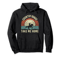 Country Roads Take Me Home Cowboy Hoodie - Custom Art Print for Adults - T-Shirt, Sweatshirt, Hoodie