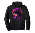 Dragon Vaporwave Synthwave 80S Hoodie - Minimalist Print for Adults - T-Shirt, Sweatshirt, Hoodie