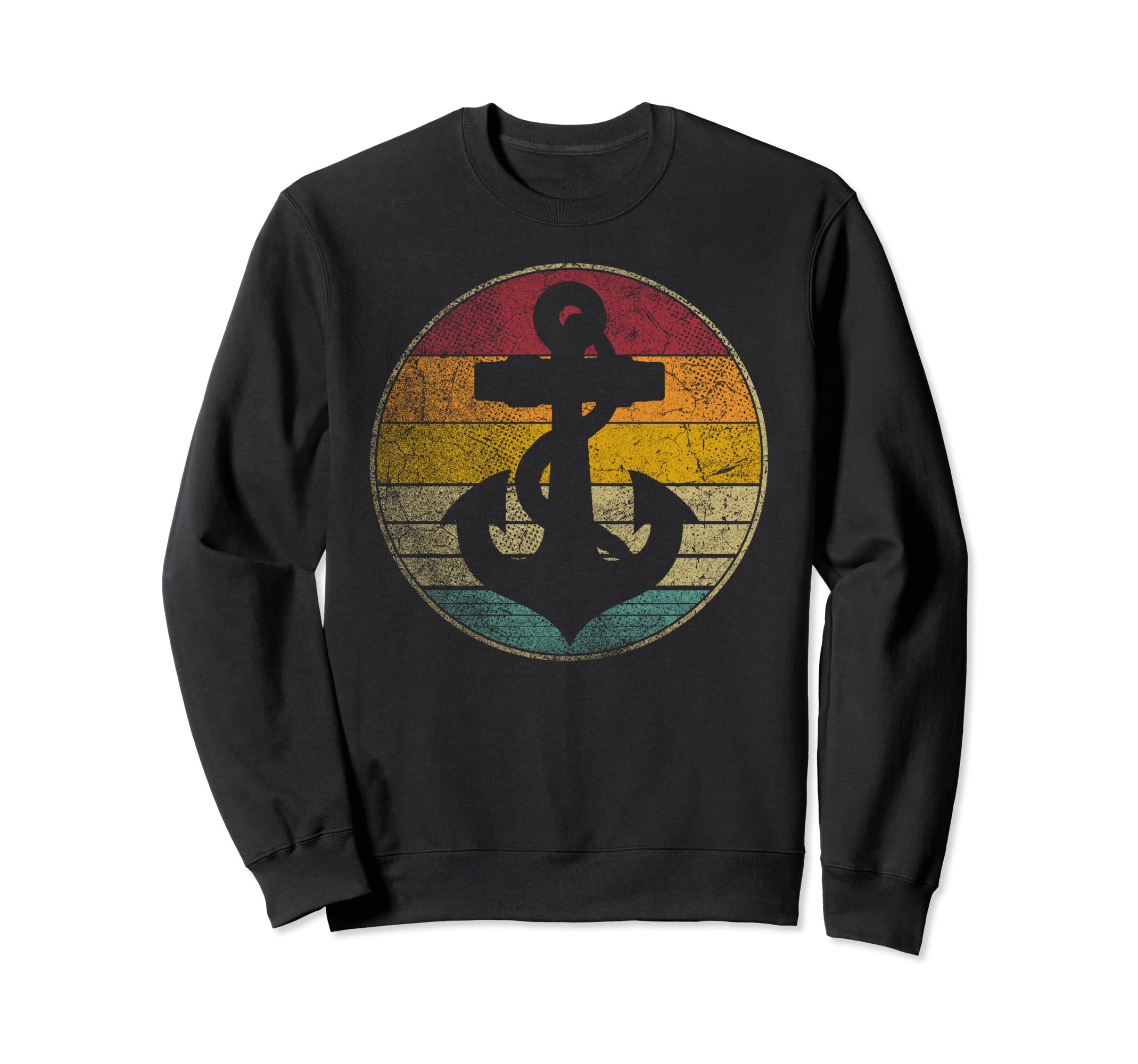 Anchor Boat Sailing Captain 70S 80S Sweatshirt - Aesthetic Graphic Unisex - T-Shirt, Sweatshirt, Hoodie