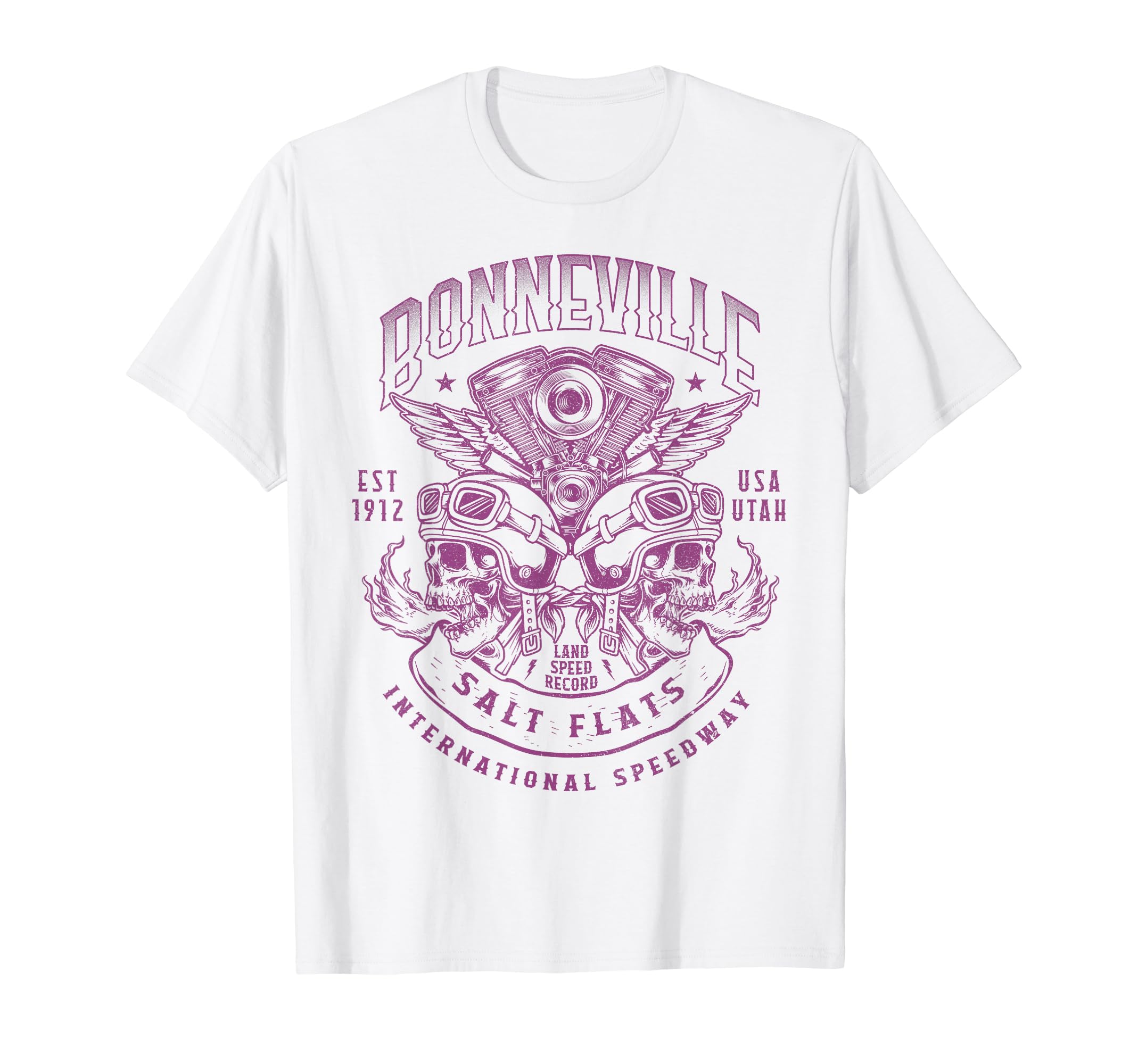 Bonneville Salt Flats Motorcycle Racing T-Shirt - Novelty Apparel Unisex - T-Shirt, Sweatshirt, Hoodie