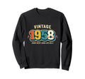 Birthday 1958 Runs Like Hell Car Sweatshirt - Graphic Print Unisex - T-Shirt, Sweatshirt, Hoodie
