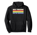 West Yorkshire United Kingdom Rainbow Hoodie - Fun Novelty Design Unisex - T-Shirt, Sweatshirt, Hoodie