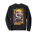 Sendai City Synthwave 80S Dragon Sweatshirt - Graphic Print for Adults - T-Shirt, Sweatshirt, Hoodie