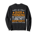Overthinking Overthinker Funny Sweatshirt - Aesthetic Graphic Unisex - T-Shirt, Sweatshirt, Hoodie
