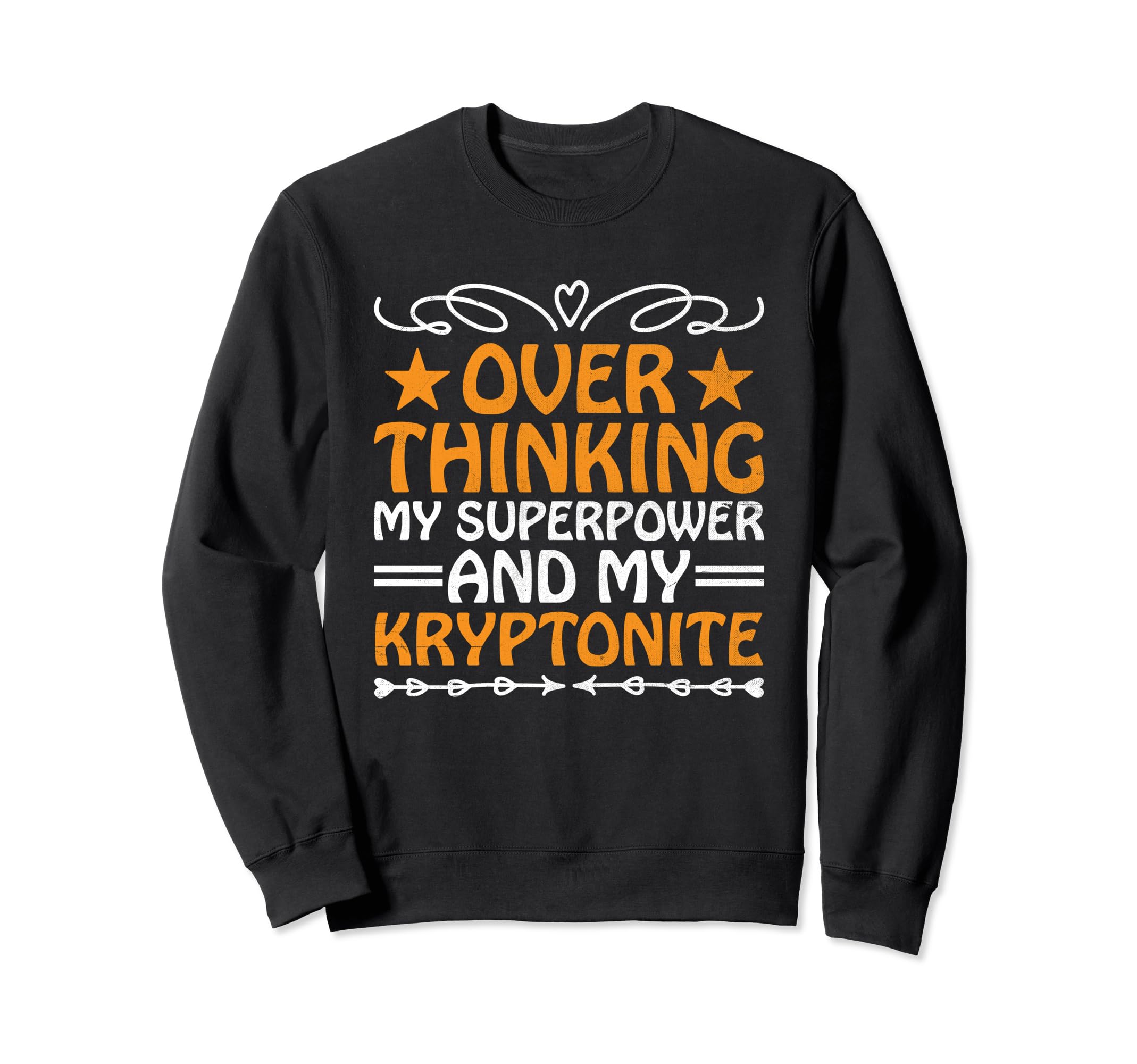 Overthinking Overthinker Funny Sweatshirt - Aesthetic Graphic Unisex - T-Shirt, Sweatshirt, Hoodie