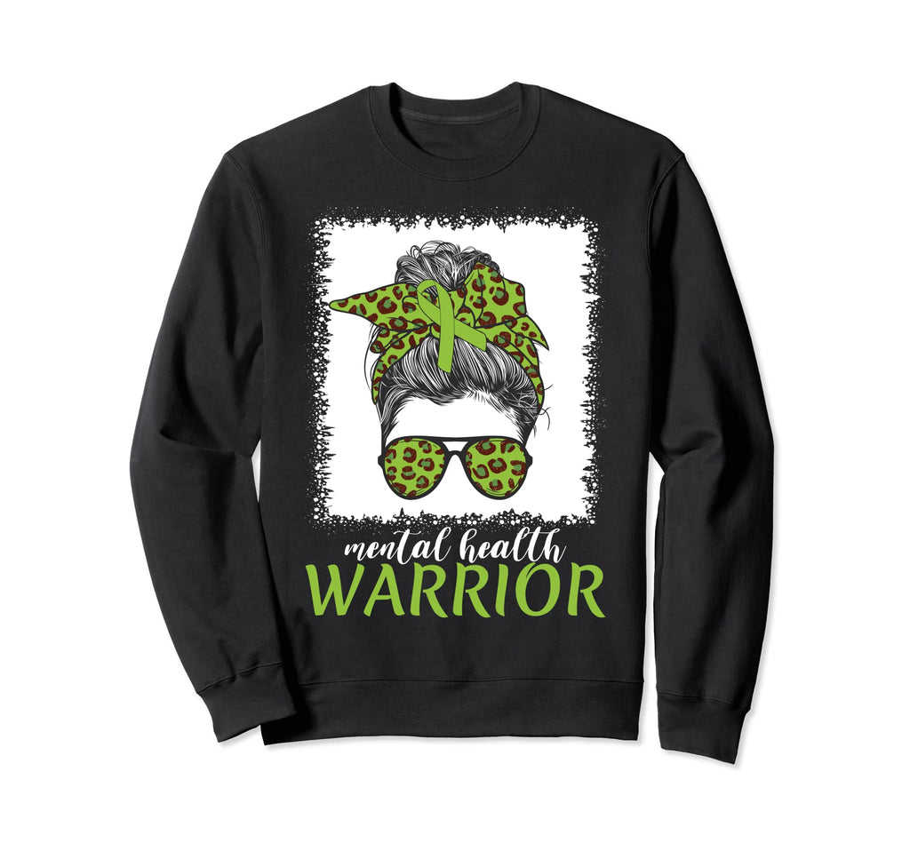 Mental Health Warrior Mental Sweatshirt - Aesthetic Graphic for Adults - T-Shirt, Sweatshirt, Hoodie