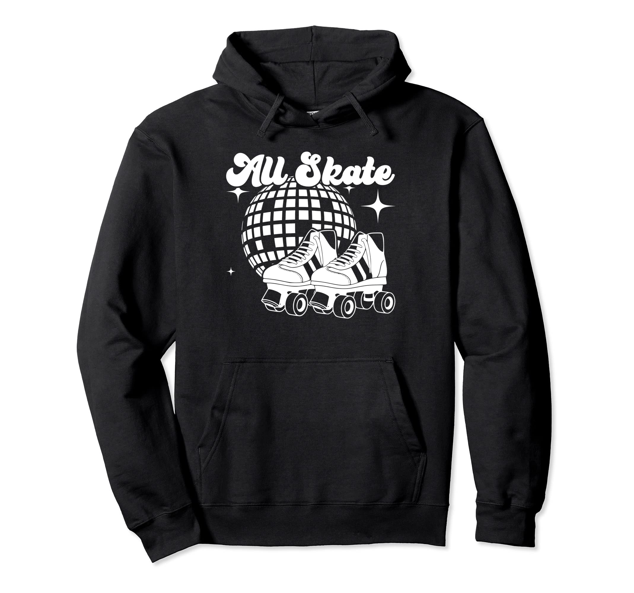 All Skate 70S Disco Roller Skating Rink Hoodie - Unique Graphic Men Women - T-Shirt, Sweatshirt, Hoodie