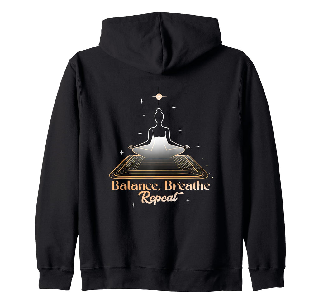 Balance Mindfulness Meditation T-Shirt - Fun Novelty Design for Adults - T-Shirt, Sweatshirt, Hoodie