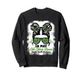 Green Messy Bun May We Wear Green Sweatshirt - Unique Graphic Unisex - T-Shirt, Sweatshirt, Hoodie
