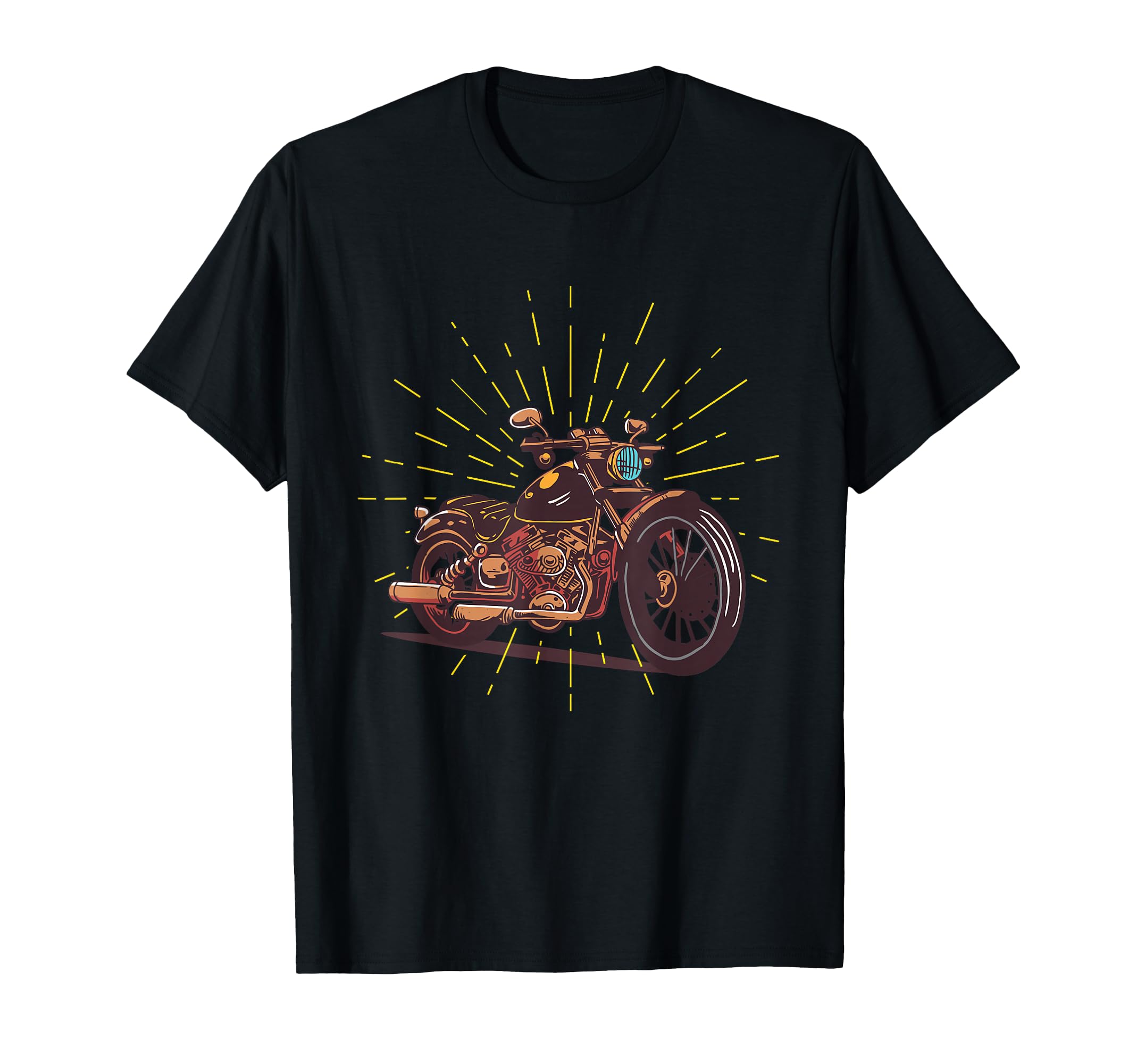 Motorbike Collectors Old Biker American T-Shirt - Graphic Print for Adults - T-Shirt, Sweatshirt, Hoodie