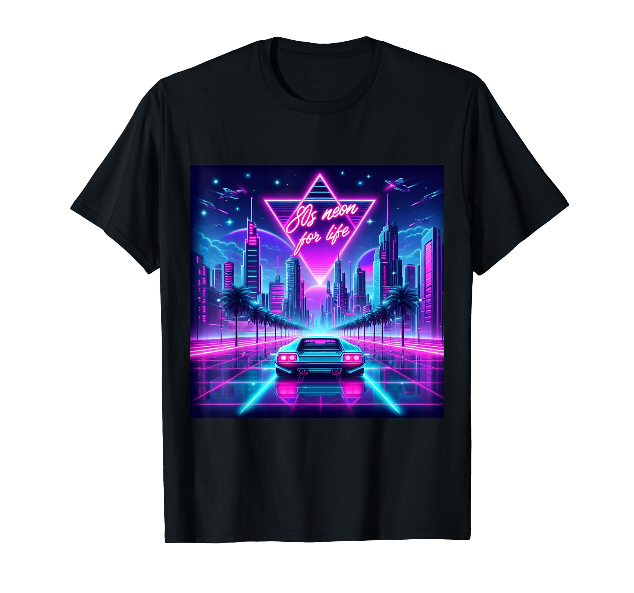 80S Neon Life T-Shirt - Streetwear Style Men Women - T-Shirt, Sweatshirt, Hoodie