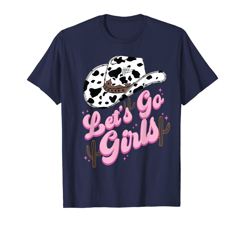 Leopard Cowboy Hat Lets Go Western T-Shirt - Trendy Graphic for Adults - T-Shirt, Sweatshirt, Hoodie