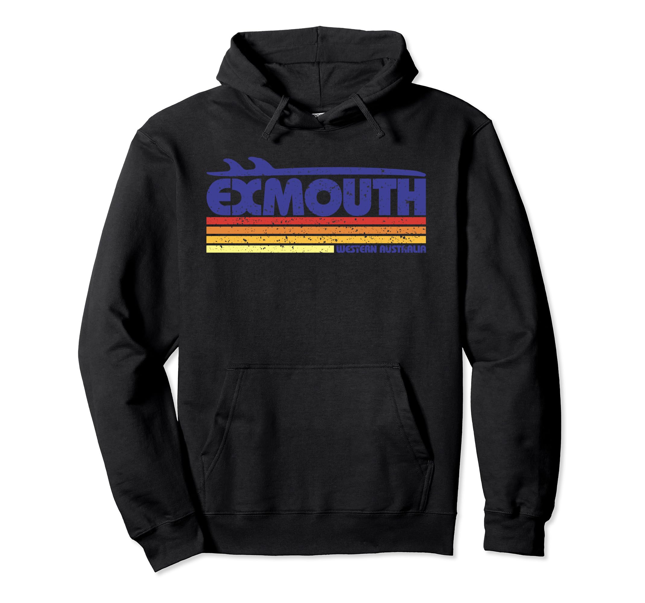 Exmouth Western Australia Surf Hoodie - Custom Art Print for Adults - T-Shirt, Sweatshirt, Hoodie