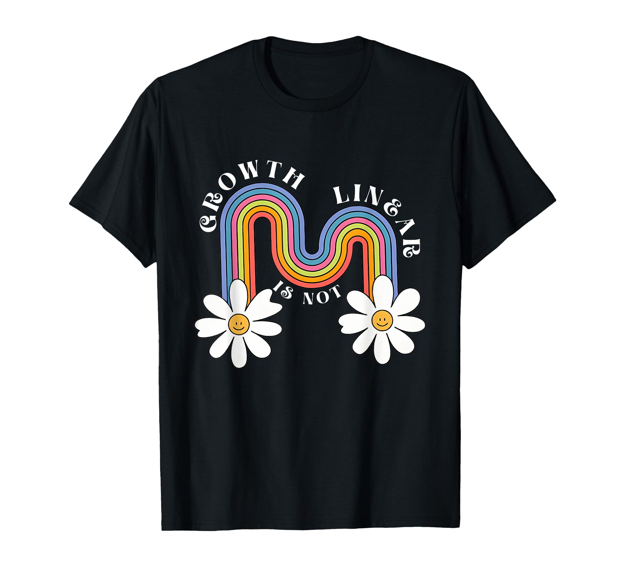 Growth Is Not Linear Mental Health T-Shirt - Aesthetic Graphic for Adults - T-Shirt, Sweatshirt, Hoodie
