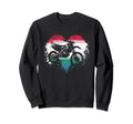 Dirt Bike Heart Motorcycle Motorbike Sweatshirt - Trendy Graphic Unisex - T-Shirt, Sweatshirt, Hoodie