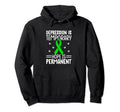 Depression Is Temporary Hope Is Hoodie - Aesthetic Graphic for Adults - T-Shirt, Sweatshirt, Hoodie