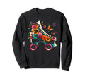 Floral Roller Skating Flowers Sweatshirt - Minimalist Print Men Women - T-Shirt, Sweatshirt, Hoodie