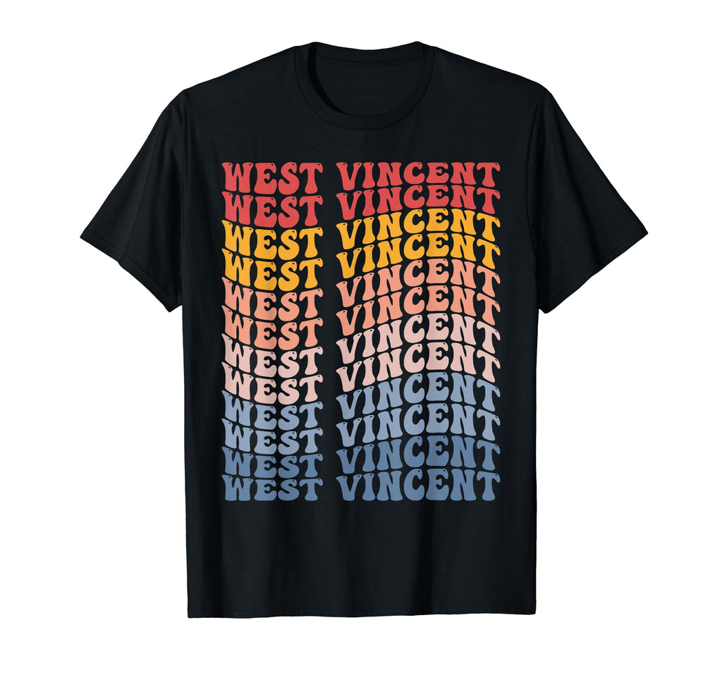 West Vincent City Groovy T-Shirt - Aesthetic Graphic Unisex - T-Shirt, Sweatshirt, Hoodie
