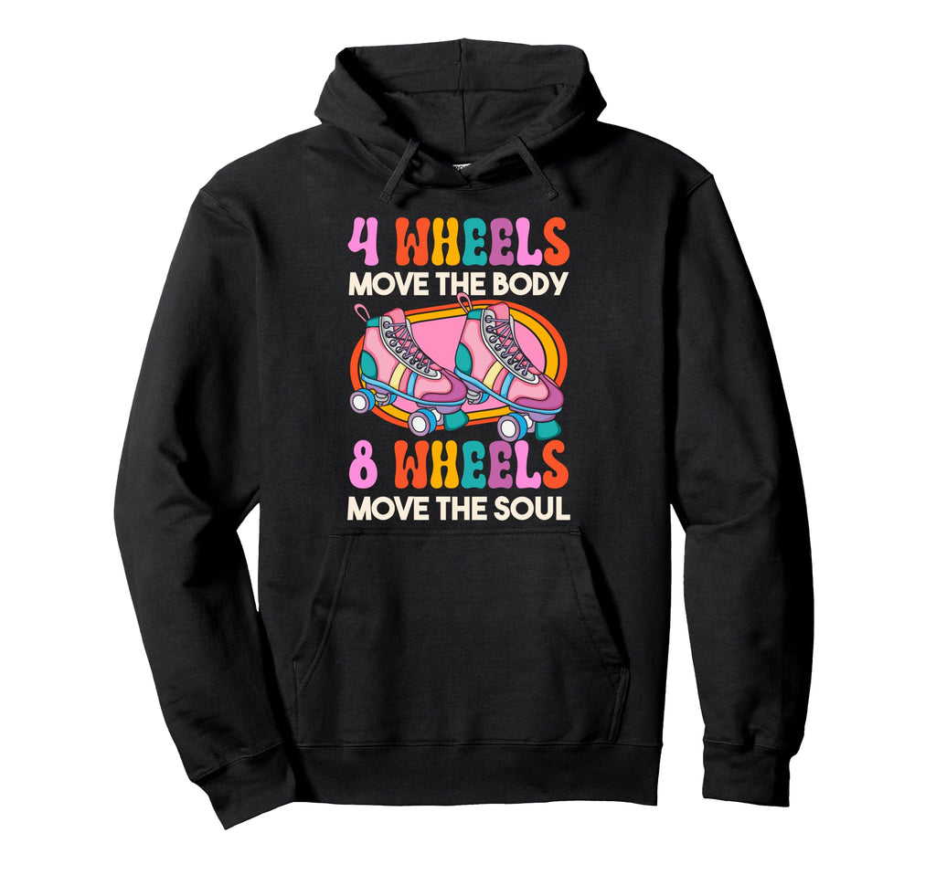 Roller Skating Skate 1970S 4 Wheels Hoodie - Streetwear Style Men Women - T-Shirt, Sweatshirt, Hoodie