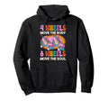 Roller Skating Skate 1970S 4 Wheels Hoodie - Streetwear Style Men Women - T-Shirt, Sweatshirt, Hoodie